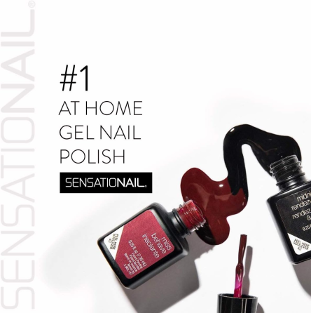 Уцінка Світлодіодна лампа для нігтів Sensationail Gel, лак для нігтів вдома, швидке затвердіння, розумний сенсор, хромов Київ