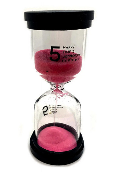 Песочные часы на 5 мин розовый песок Киев - изображение 1