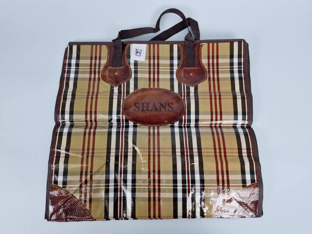 Сумка господарська, поліпропіленова, з кольоровим малюнком No4 Щільна (55x48x27) (1 шт.) Харків - фото 2