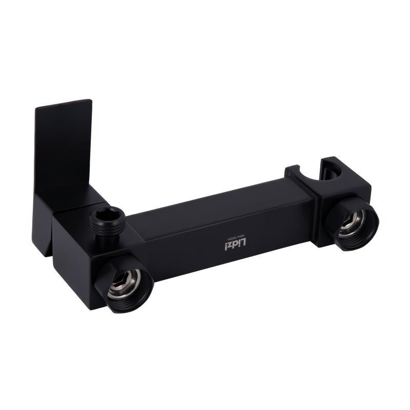 Набір для душу гігієнічного Lidz Kubis 110 Black LDKUB110BLA46104 чорний мат Київ - фото 4