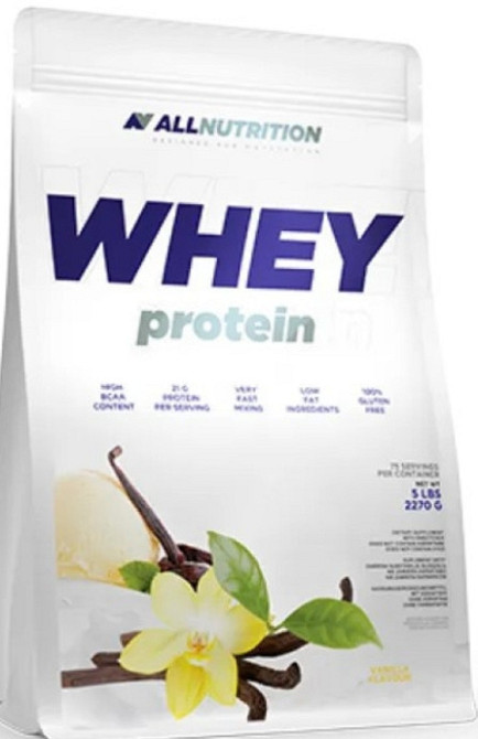 Протеїн сироватковий ALLNUTRITION Whey Protein 908g ваніль Київ - фото 1
