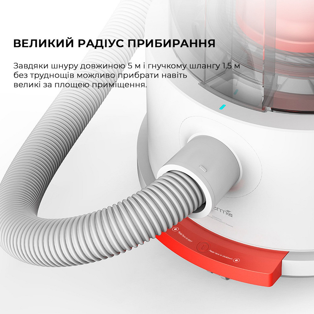 Пилосос Xiaomi Deerma Vacuum Cleaner TJ200 (Wet and Dry) ( Білий ) Харьков - изображение 15