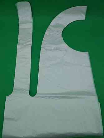 Фартух одноразовий поліетиленовий 70/110/ а100 (1 пач.) Харків