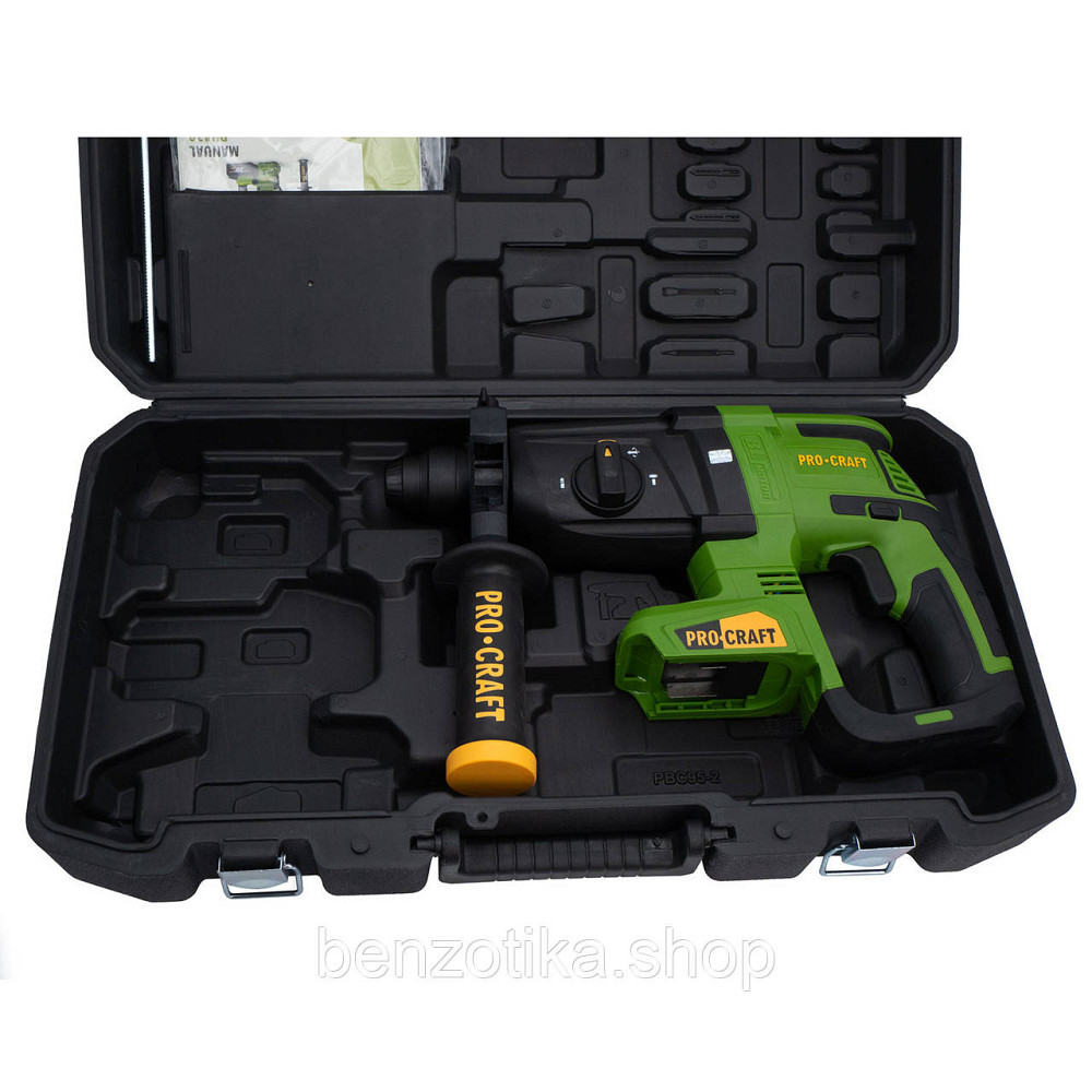 Акумуляторний перфоратор Procraft PHA40 Кейс (без АКБ та ЗП) Київ - фото 10