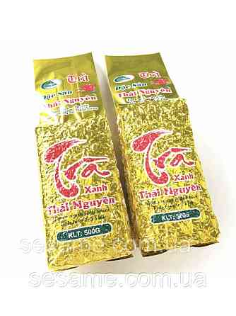 В'єтнамський Зелений чай Чисань (преміум класу) Dac Sun Tan Cuong Thai Nguyen 500г Харків