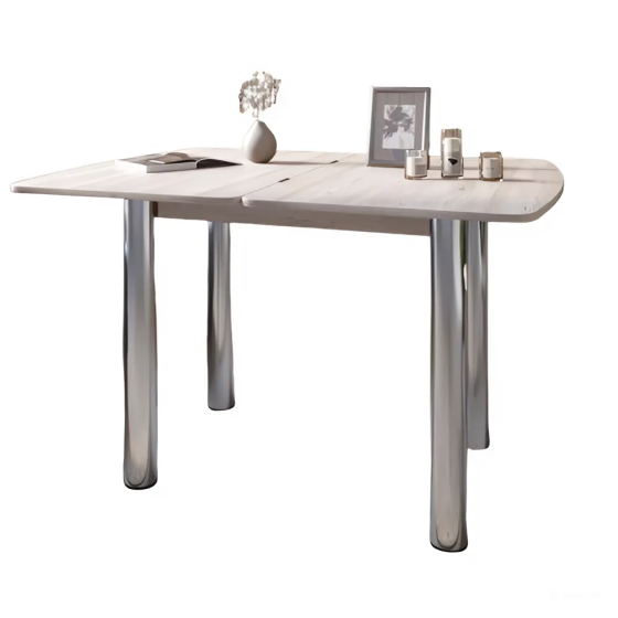 Обеденный стол раскладной LION Нота Самоа дымчатый 60x90/90x120 (LION-041288) Львов