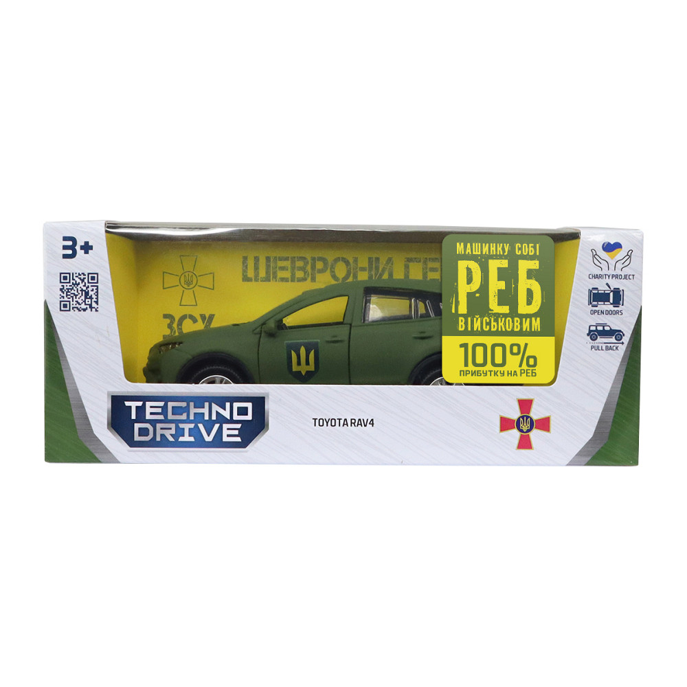 Автомодель серії Шеврони Героїв - Toyota RAV4 - Сухопутні війська ЗСУ Днепр - изображение 5