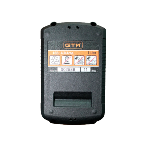 Потужний акумулятор GTM B18V/4Аh Li-Ion (акумуляторна батарея) 2702 Київ