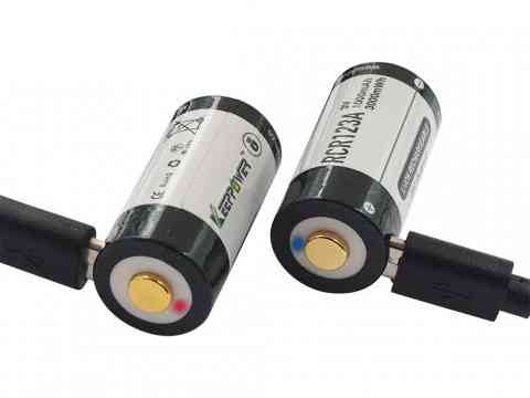 Акумулятор 16340 Keeppower 3V 1000mAh + micro USB (P1634U2) Київ