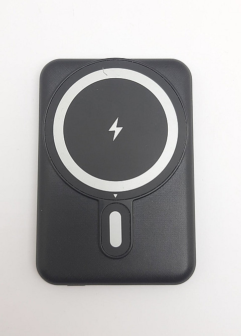 Магнітний павербанк з безпровідною зарядкою 5000mAh (товар вживаний) Луцк - изображение 1