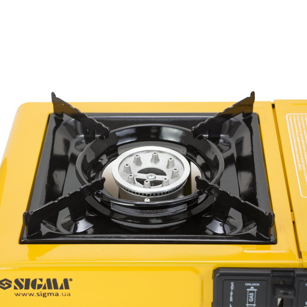 Sigma Плита газовая одноконфорочная с пьезоподжигом и адаптером (кейс) SIGMA (2903431) Киев - изображение 3