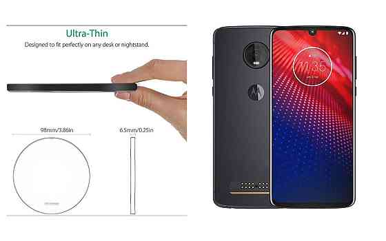 Бездротовий зарядний пристрій Copper до 30W для LG Velvet 5G LM-G900EM, USB-C, LED Київ
