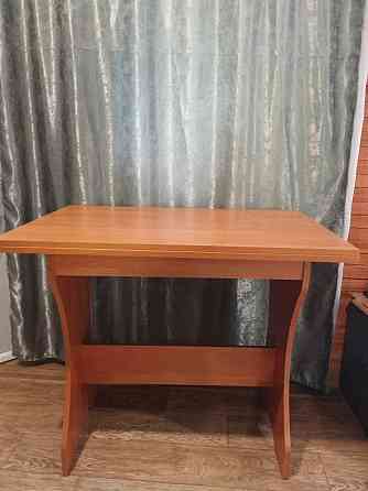 Раскладной кухонный стол 59х89см (Mebel Service) - Ольха Львов