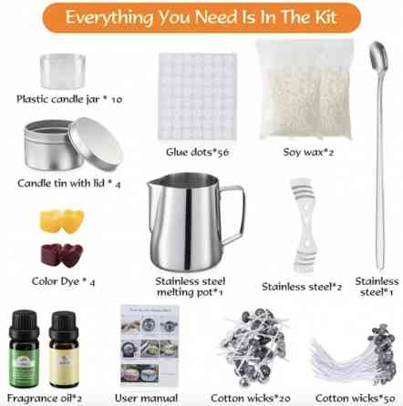 Професійний подарунковий набір із виготовлення свічок DIY Candle making Kit Вінниця