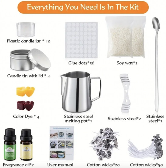 Професійний подарунковий набір із виготовлення свічок DIY Candle making Kit Вінниця - фото 4