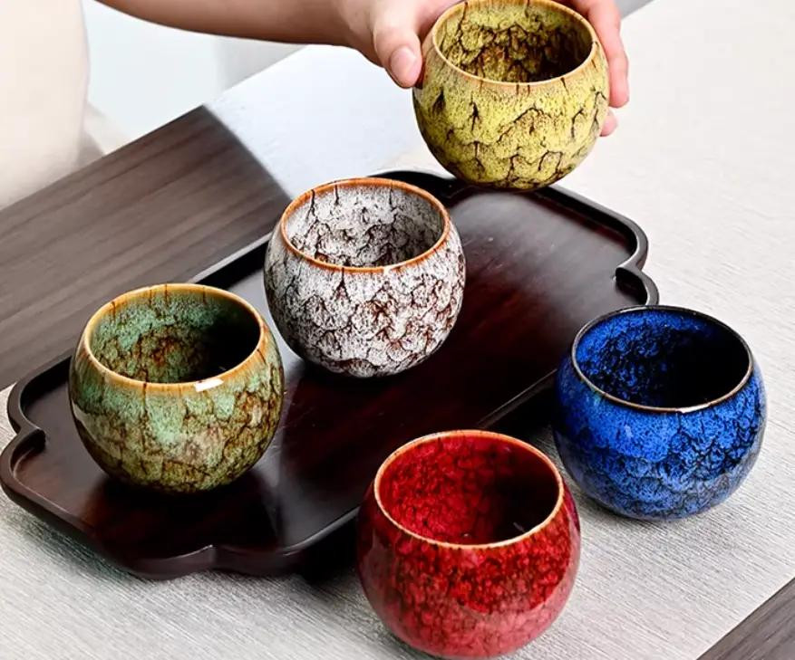 Набір керамічних піал 150 мл 5 шт для китайської чайної церемонії Луцьк - фото 3