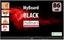 Інтерактивна дошка Myboard Monitor Interaktywny Black 86 Cali Te Yl 4K Uhd Z Androidem Київ - фото 1