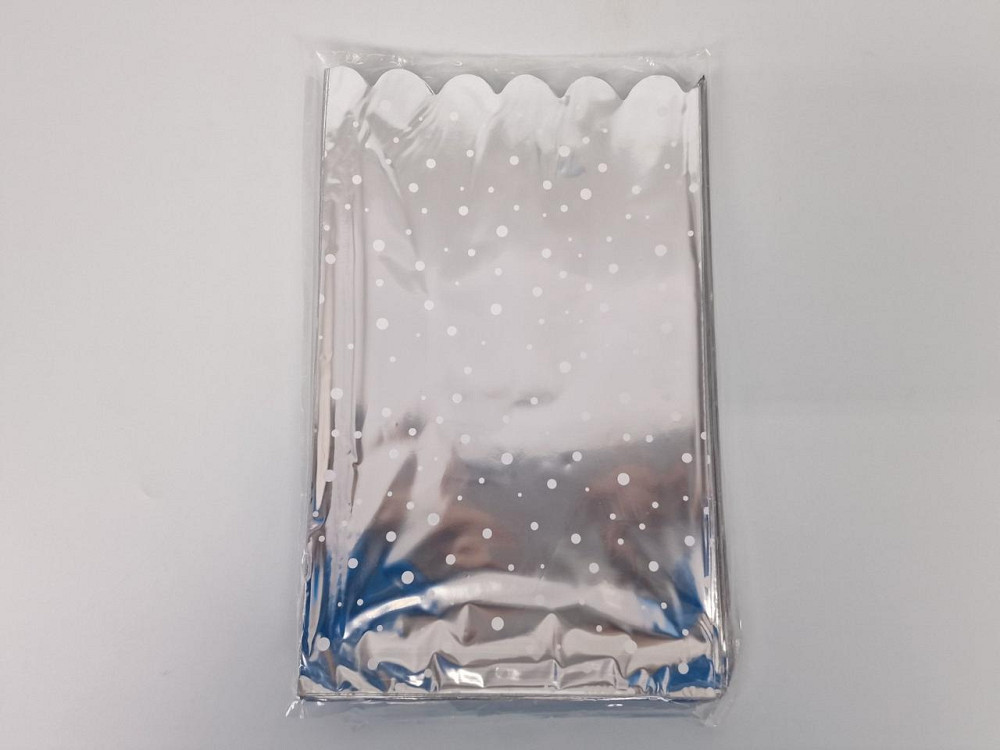 Пакет із малюнком для пакування подарунків (20*35) No85 фольгований "Конфеті" (100 шт.) Харків - фото 2