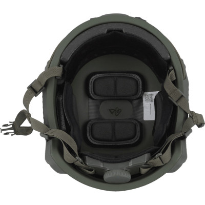 Шолом військовий Ukrainian Armor FAST Устраш 2.0, розмір XL, зелений (FAST2XLRG) Вінниця - фото 2