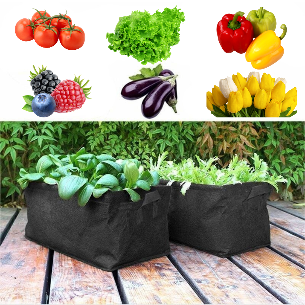 Вазон сумка для вирощування саджанців в саду, теплиці ящик переносний для овочів, ягід, квітів, розмір 60х30х20 см Кам'янець-Подільський - фото 4