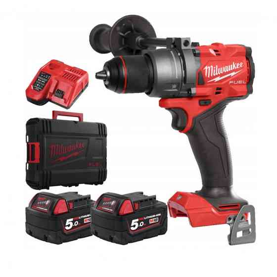 Дриль-шуруповерт акумуляторний безщітковий ударний MILWAUKEE M18 FPD3-502X, 158Нм (зарядний пристрій М12-18 FC. 2 акумулятори М1 Одеса