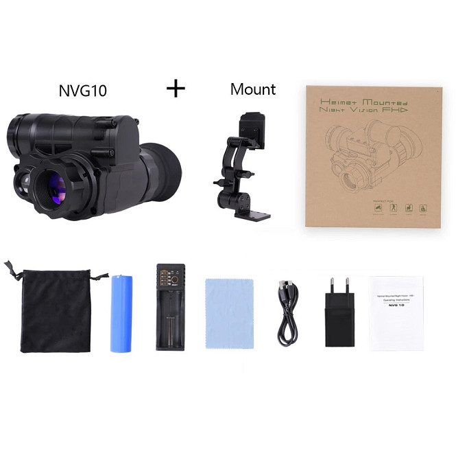 Тактический прибор ночного видения Vector Optics NVG 10 Night Vision на шлем (до 800м) Винница - изображение 11