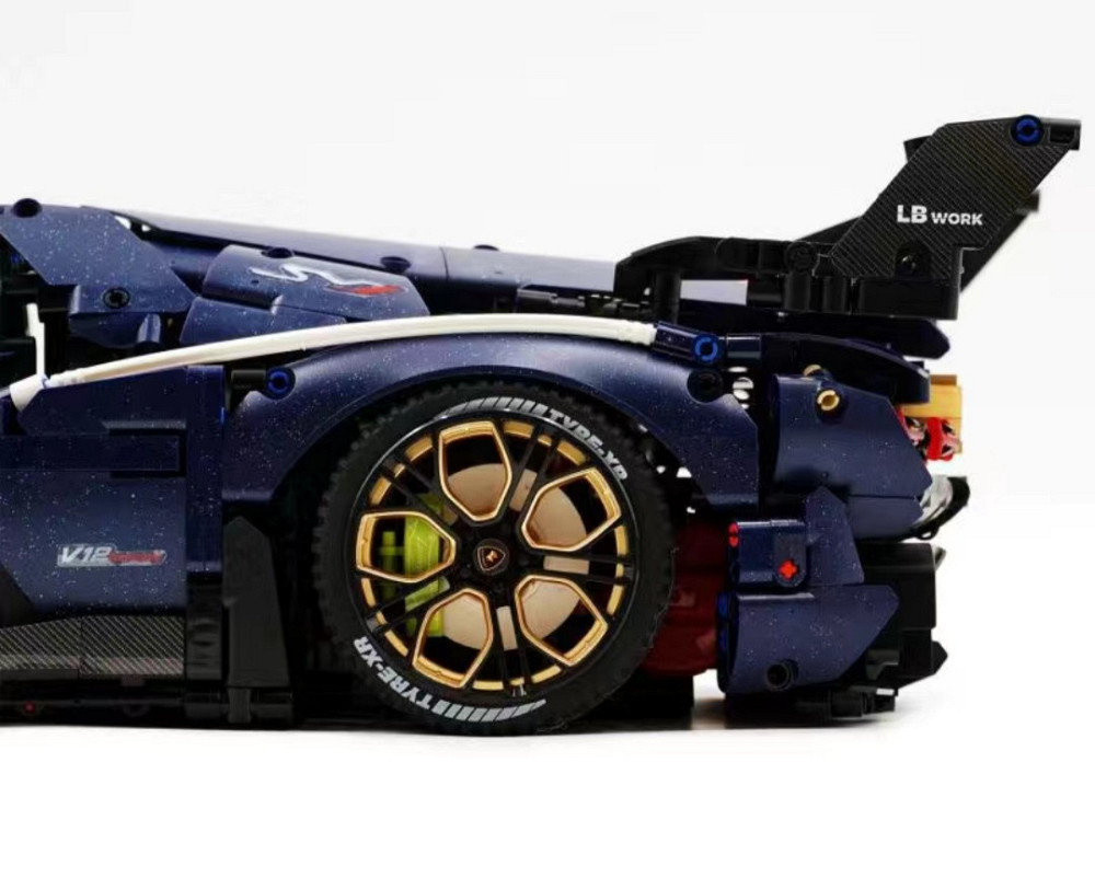 Конструктор машинка и GULY 10624 Lamborghini Aventador маштаб 1:8 4106 деталей Ламборджини Киев - изображение 8