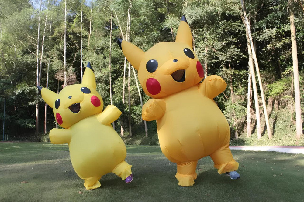 Надувной костюм Пикачу RESTEQ — взрослый костюм для косплея и вечеринок, рост 150–190 см, высота 2 м Киев - изображение 5