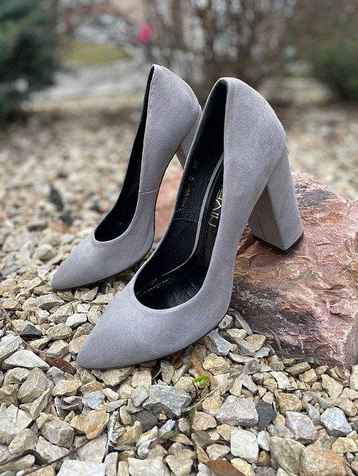 Nivelle Туфлі жіночі NIVELLE 1494/9535-9534 сірі (весна-осінь, замша натуральна) (3509) Коломия - фото 3