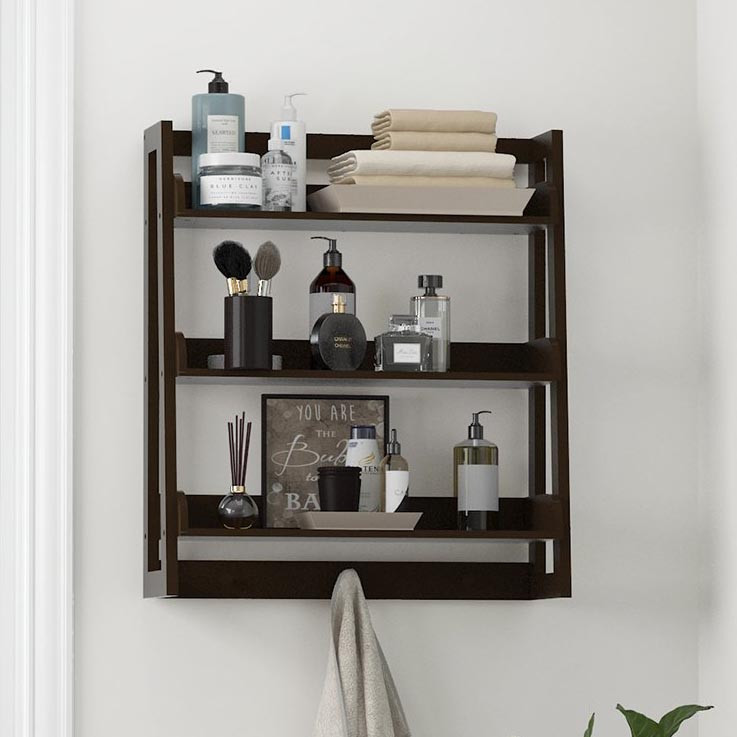 Полиця для ванної "Бамберг 50" венге Миколаїв - фото 3