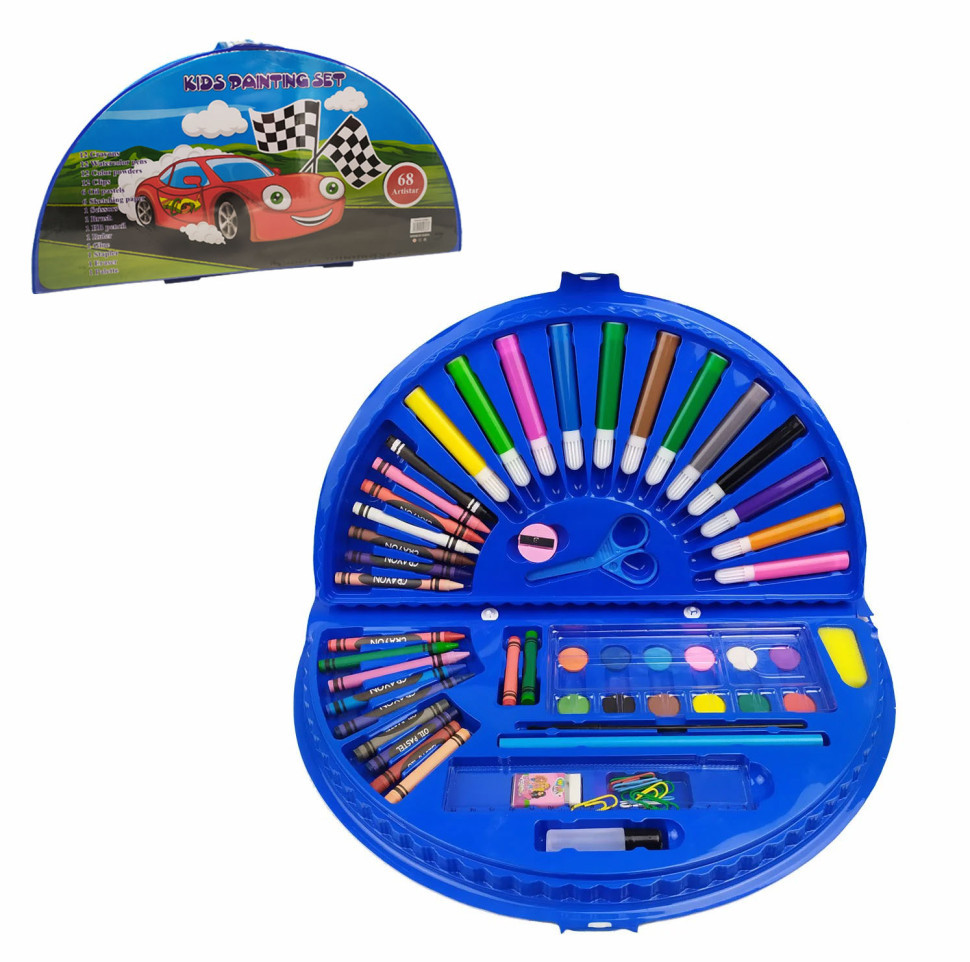Детский набор для творчества и рисования MK 3918-2 в чемодане Машинка Винница - изображение 1