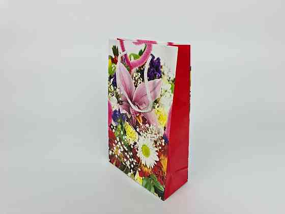 Бумажный пакет подарочный Средний 17/26/8(артSV-235) (12 шт) Харьков