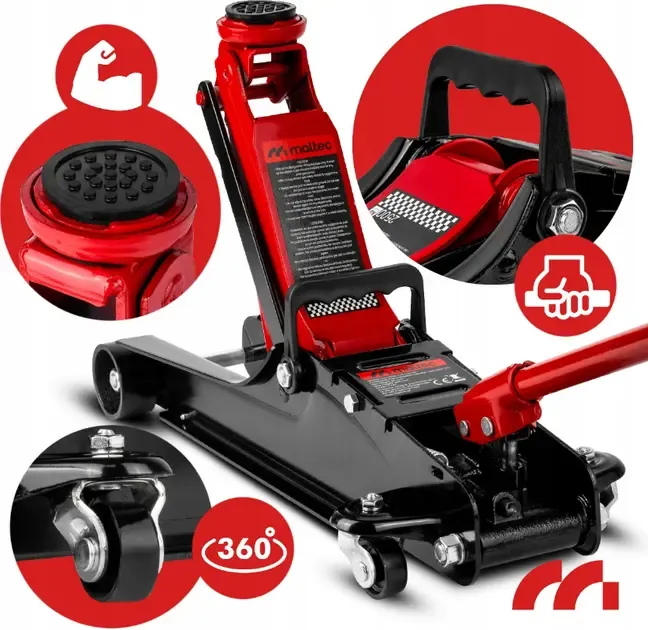 Домкрат гидравлический подкатный 2.5т низкопрофильный 385мм Maltec Коломыя - изображение 2
