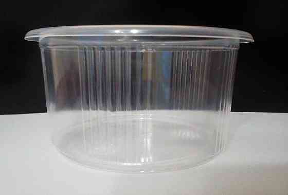 Банка с крышкой 0,340 л Одноразовая пластиковая упаковка Флексопринт Павлоград