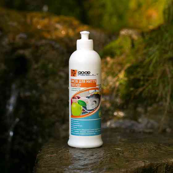 Засіб для миття посуду GOOD RESULT "Зелене яблуко" 0,5л дозуюча Павлоград