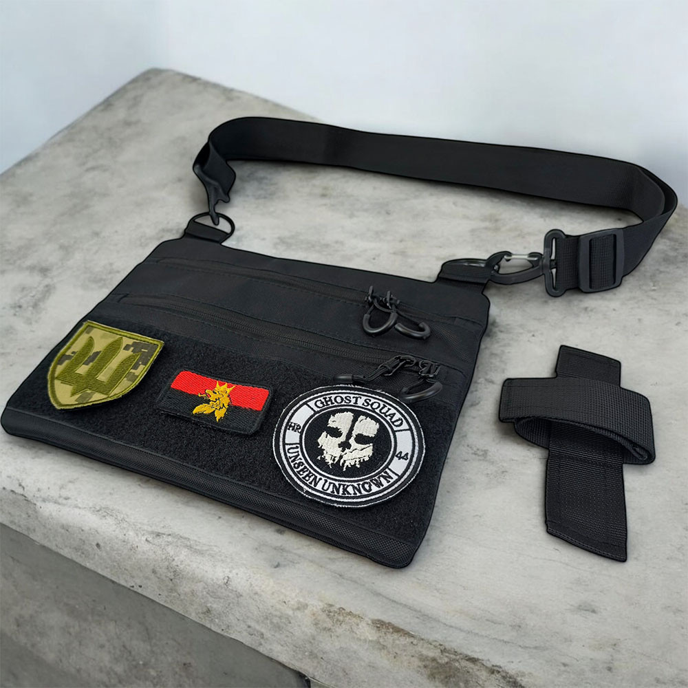 Мужская тактическая сумка барсетка через плечо, Сумка натовская тактическая, Сумки мужские тактические JD-88 Львов - изображение 15