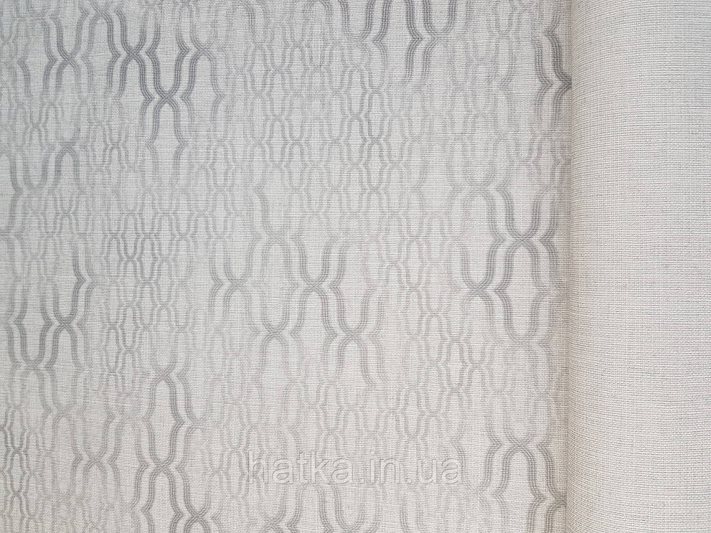 Шпалери вінілові на флізелін Erismann Casual Chic 1.06х10 абстракція геометрія фігури смуги сірі 10259-31 Київ - фото 2