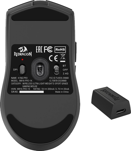 Миша Redragon M916-PRO-4K K1NG Black (72211) (7185661) Київ - фото 10
