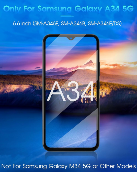 Дисплей ARSSLY для Samsung Galaxy A34 5G SM-A346 | LCD екран із сенсором, рамкою та набором інструментів, чорний Київ - фото 2