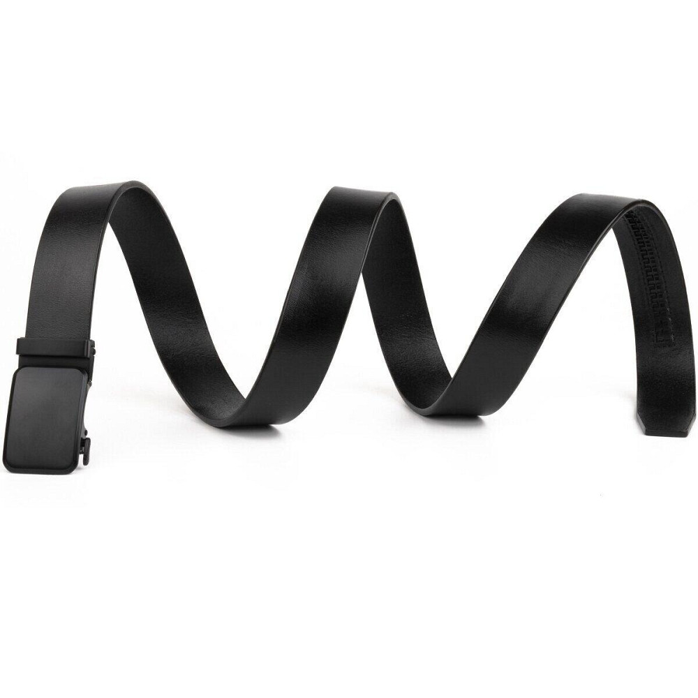 Ремінь чоловічий c затемненим матовим металом Чорний (Vintage) Київ - фото 1