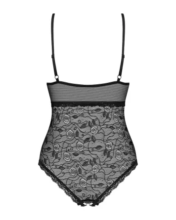 Мереживне боді з доступом 818-TED-1 teddy L/XL, чорне Львов