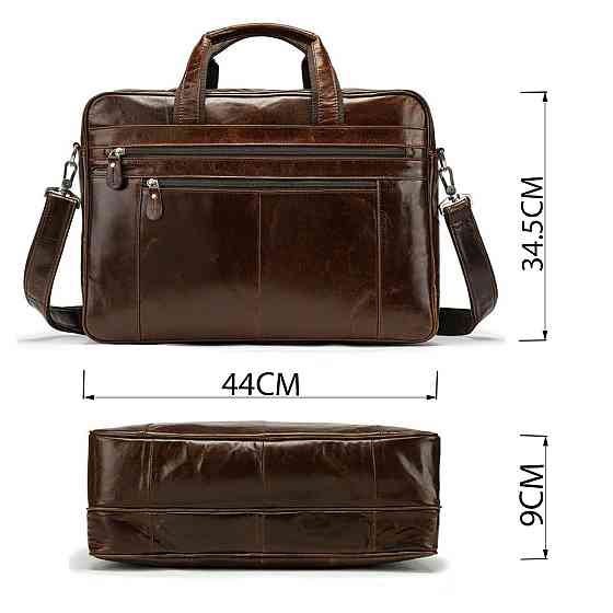 Сумка дорожня чоловіча шкіряна Vintage 14770 Коричнева Київ
