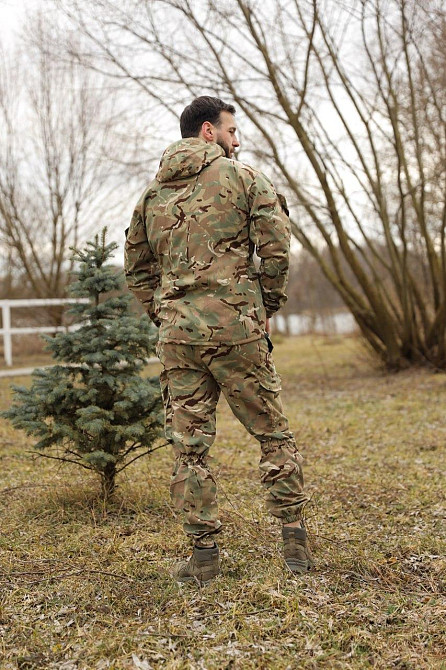 Літній військовий мультикам чоловічий костюм гірка матеріал ріп стоп водонепроникний для ЗСУ Львів - фото 3
