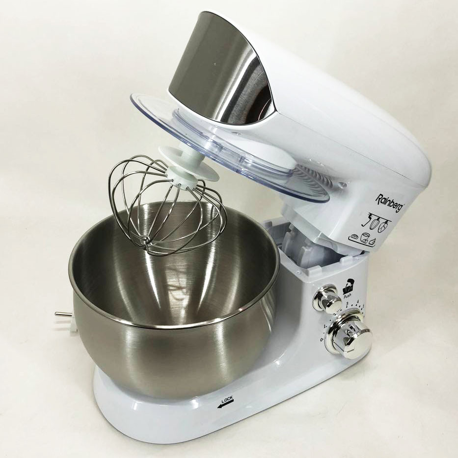 Тестомес для приготовления теста Rainberg RB-8083 3200 Вт, Бесшумный кухонный комбайн XZ-58 Львов - изображение 9