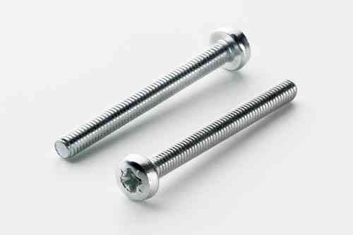 Винт метрический с цилиндрической закруглённой головкой М8*20 DIN 7985 кл. пр. 4,8 цинк белый (пач 50шт) APRO Ровно