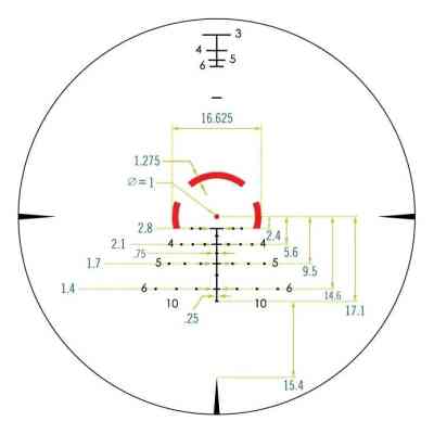 Оптический прицел Vortex Strike Eagle 1-8x24 сетка AR-BDC3 c подсветкой (SE-1824-2) Винница