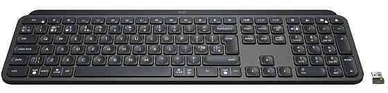 Клавіатура бездротова Logitech MX Keys Advanced for Business Wireless Illuminated UA Graphite Сірий Харків