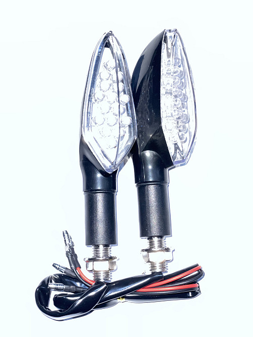 Повороти світлодіодні, човен (пара) (20 LED, біле скло) ST Мукачево - фото 1