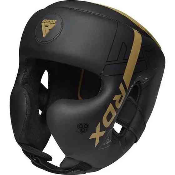 Боксерський шолом RDX F6 KARA Matte Golden XL Луцк