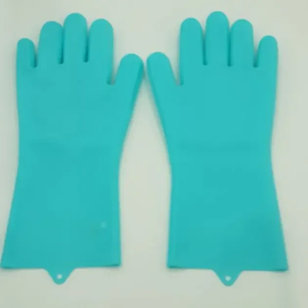 Многофункциональные силиконовые перчатки для мытья и чистки посуды Коломия - фото 3